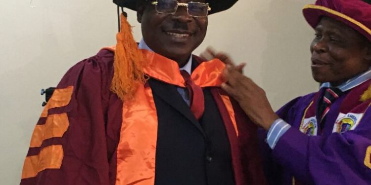 Asiwaju Adedamola Adesina calls on govt to prioritize education as he bags doctorate degree from British American University