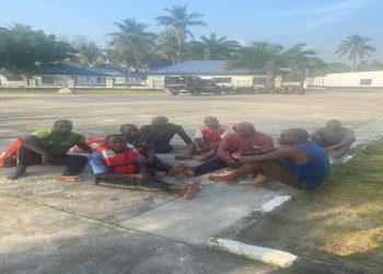 Nigerian Navy rescues 10 crew members from capsized fishing trawler in Lagos
