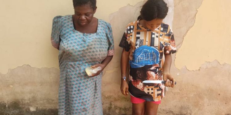 Enugu police arrests 18-year-old girl for killing her new born baby following the advice from her 60-year-old mum