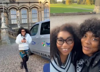 Rita Dominic welcomes friends to England ahead of her Church wedding to Fidelis Anosike (video)