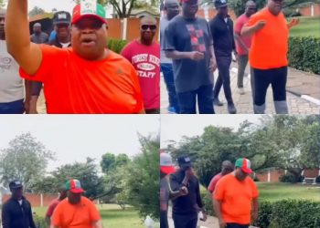 Dancing senator, Ademola Adeleke, shows off his skills as he prepares for his inauguration as Osun state governor (video)
