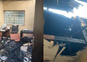 Suspected arsonists set Ogun INEC office on fire