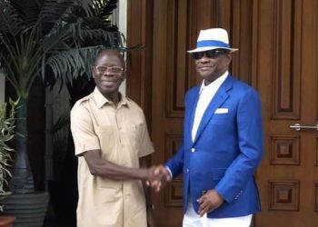 ‘We’re now friends’ — Wike apologises to Oshiomhole for supporting Obaseki’s re-election