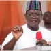 2023: Anybody supporting Atiku is enemy of Benue – Ortom