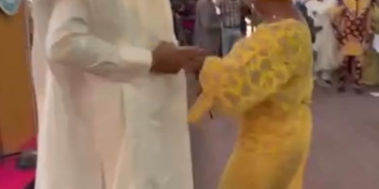 Watch: Ogun Gov, Dapo Abiodun, Wife dance Buga at the unveiling of campaign council in Abeokuta