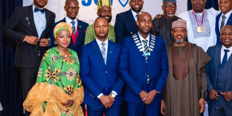 JCI Abeokuta inaugurates Olufemi Emmanuel Adeleke as president.