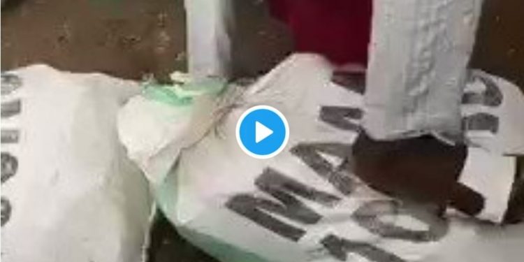 Police say video showing money bags in container is wasted papers from CBN