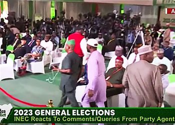 Melaye, Ihedioha, Party Agents Stage Walkout During Result Collation In Abuja