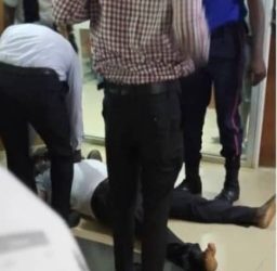 Man dies inside bank in Delta