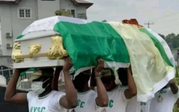 Corps member who died in Lagos train accident buried amid tears