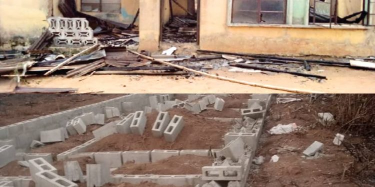 Arson: Community Calls For Investigation on the Alleged Burning of Ancestral home of self acclaim Ogun Monarch