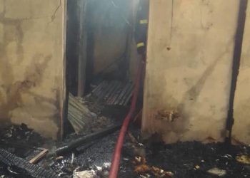Fire outbreak at Queens College in Lagos