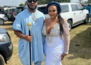 Gov Adeleke’s son, Sina Rambo reconciles with wife, Heidi Korth