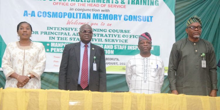 Sharpen your skills for efficiency, Ogun HoS urges admin officers