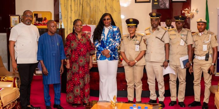 Nigeria Immigration Service Pledges Support To Office Of Ebonyi Gov’s Wife In Fight Against Human Trafficking
