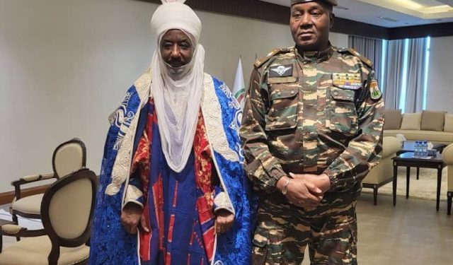 Sanusi Meets With Niger Coup Leaders, Briefs Tinubu On Mediation Talks