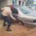 FRSC arrests man driving car with 3 tyres in Ogun
