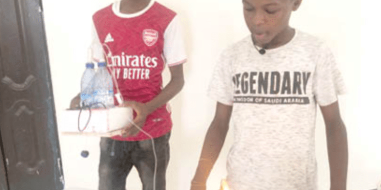 Why We Designed Cooking Stove That Uses Water -14-Year-Old Kano Twins
