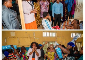 Gov’s Wife  Distributes Gift Items, Cash To hospitals, old people’s home in Ebonyi