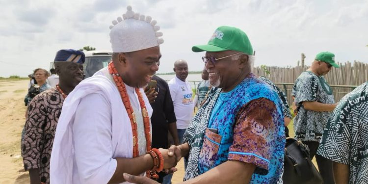 Oba MacGregor compliments the African dreams of Marcus Garvey, honour son with chieftaincy title in Ogun