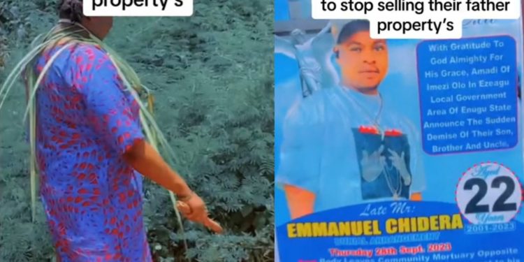 Mother paraded by village elders after allegedly confessing to killing her sons for challenging her over their father’s properties