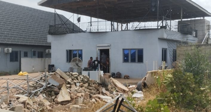 Protest, Anger as Ogun demolishes multi-million Naira hotel, houses for Chinese company
