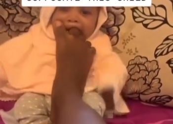 Young nanny caught putting her toe and tongue in a baby’s mouth while filming it 
