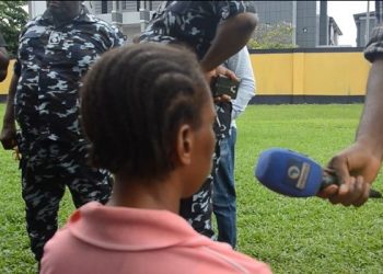 Police Parade Woman For Bathing Husband With Boiling Oil In Rivers