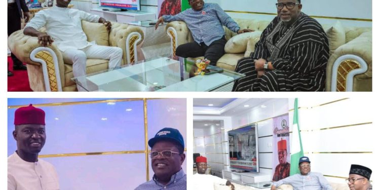 Ebonyi, Bauchi Govs Visit Minister Of Works Over Renewed Hope Agenda
