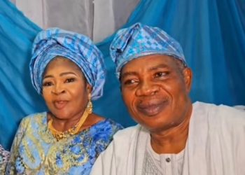 Salawa Abeni unveils third husband Rasheed Adahunse