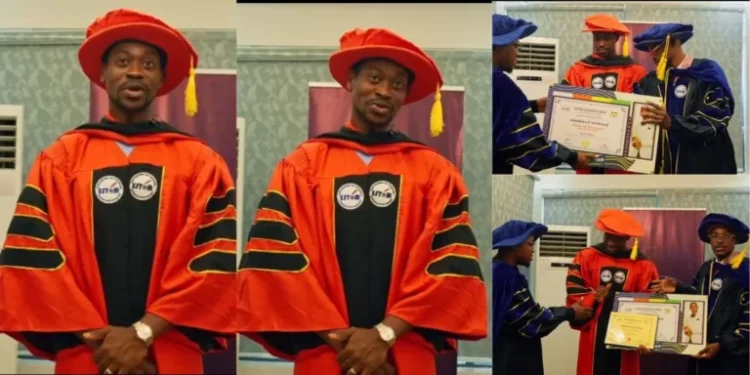 Popular Nollyeood Actor Lateef Adedimeji bags PhD from International University