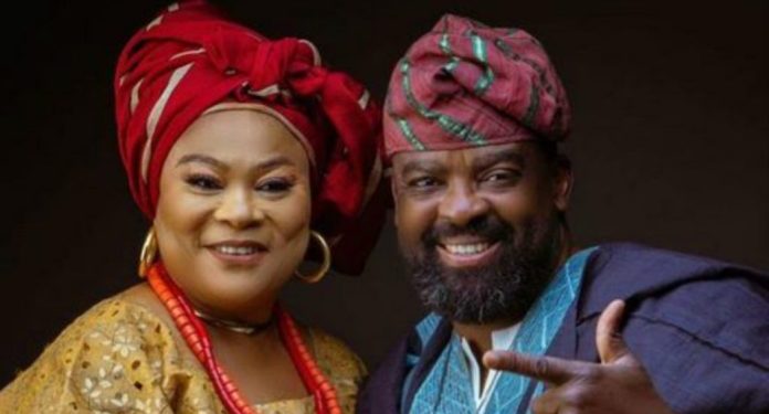Sola Sobowale dances with Kunle Afolayan, Aisha Lawal, others at birthday party