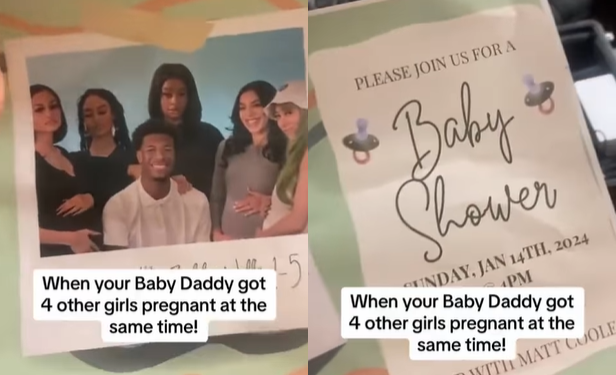 Man goes viral for getting five women pregnant at the same time (video)