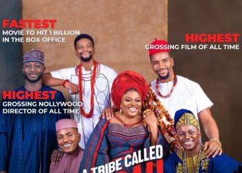 Funke Akindele’s ‘A Tribe Called Judah’ makes history, hits N1bn at box office