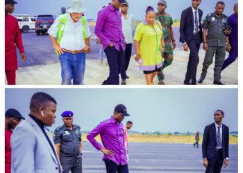 Gov. Nwifuru Inspects Chuba Okadigbo’s Airport Runway, assures of speedy completion of the project 