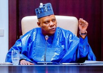 Clowns are celebrating impending implosion of Nigeria’s economy, says Shettima