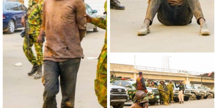 Nigerian Army arrests suspected kidnapper, Salisu Dangani after gun duel in Ekiti