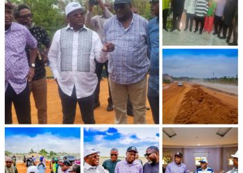 Umahi, Senate Committee On Works, Others Pay Inspection Visit To Projects Awarded By FG In Ekiti State