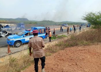 19 people burnt to death in Okene-Lokoja highway auto crash