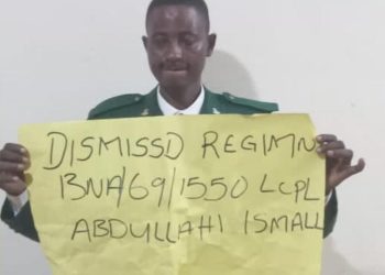 Soldier dismissed for sleeping with colleague’s wife