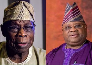 “You’re my dancing partner’, Obasanjo tells Gov. Adeleke