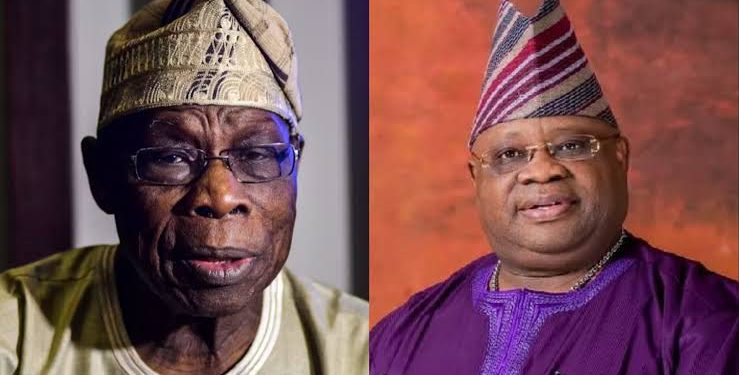 “You’re my dancing partner’, Obasanjo tells Gov. Adeleke