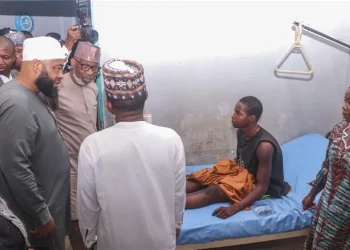 Tinubu visits victims of collapsed mining site in Niger