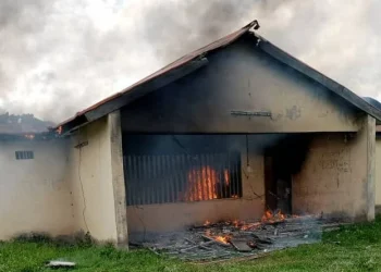 Protesting youths burn down INEC office in Benue
