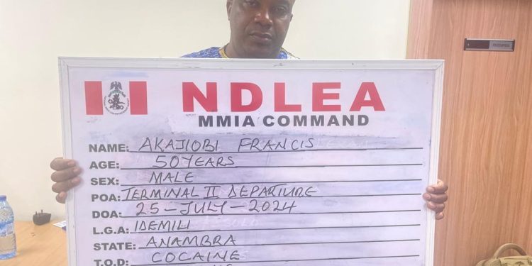 NDLEA recovers Spain-bound cocaine consignment from businessman’s sandals at Lagos airport