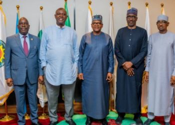 NMDPRA-Dangote Spat:Lokpobiri, NMDPRA, NUPRC, NNPC Leadership Meet With Dangote