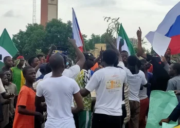 #EndBadGovernance:Protesters wave Russian flags in Kano, call for Putin’s intervention