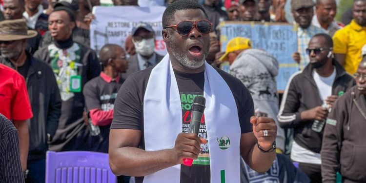 Christians hold Church service at protest ground in Plateau