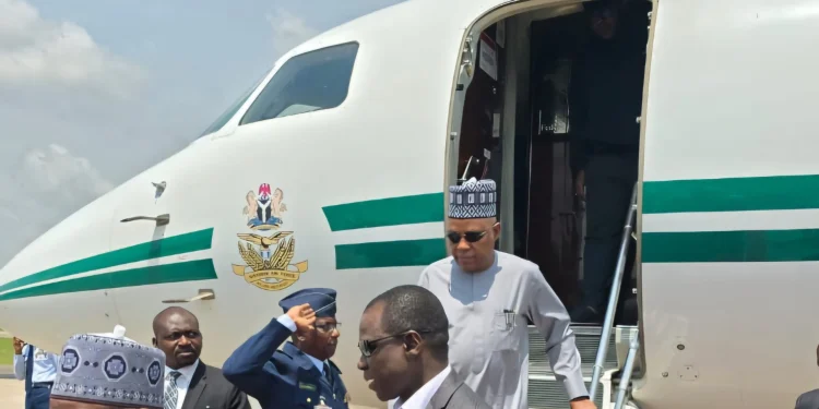 Shettima returns to Nigeria after attending 79th UNGA in US