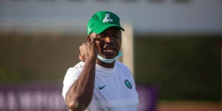 Eguavoen quits as Super Eagles interim coach after draw in Rwanda
